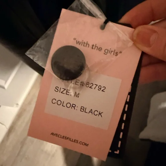 Avec Les Filles Black Leather Jacket - Picture 3 of 5